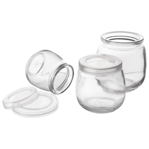 Zestaw 12 Pokrywek do Słoika Jogurt 68 cm Szczelna ORION Desery 300 ml