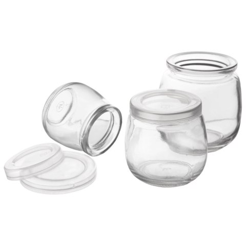 Zestaw 12 Słoików Słoiczków Słoiki na Jogurt Desery Szklane ORION 200ml