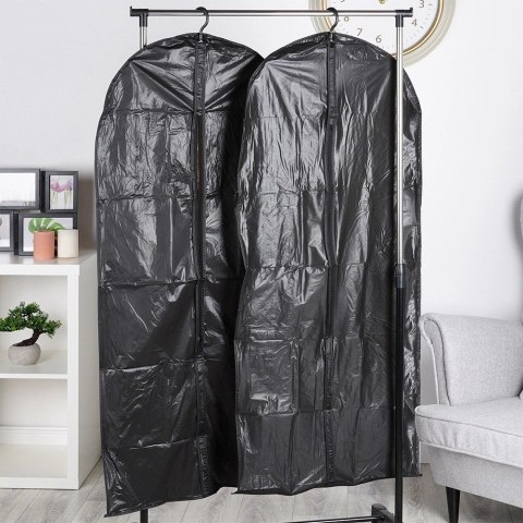 Zestaw 2 Pokrowce na Ubrania Długie PEVA Wodoodporny SG 60 x 135 cm