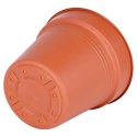 Zestaw Doniczek Okrągłych PROGARDEN 17 cm 3 szt. Ceglane Uniwersalne