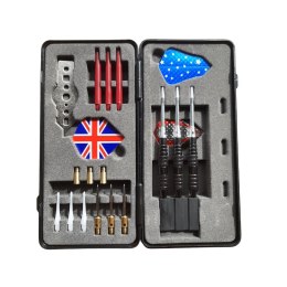 Zestaw Lotki Rzutki Pudełko Prezentowe MASTER Black and Silver 16 g