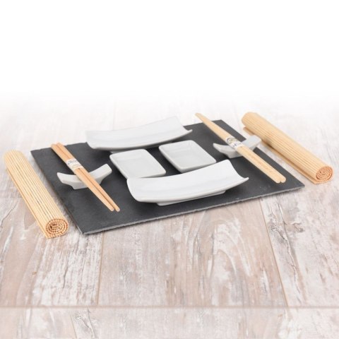 Zestaw do Serwowania Podawania Sushi Porcelanowy EXCELLENT HOUSEWARE 13 el.