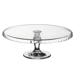 Patera na Tort Ciasto Ciasteczka Szklana Dekoracyjna na Nóżce ORION 32 cm