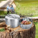 Pojemna Wojskowa Menażka Harcerska Turystyczna 900 ml 3el Survival na Obiad