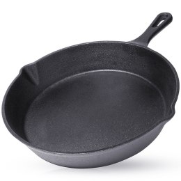 Żeliwna Patelnia 25 cm Odporna Okrągła Indukcja ORION