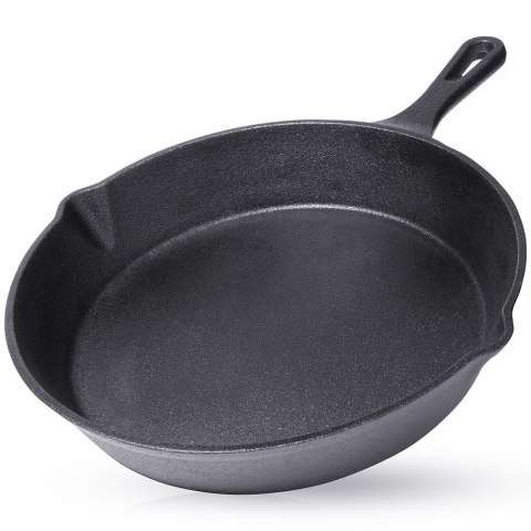 Żeliwna Patelnia 25 cm Odporna Okrągła Indukcja ORION