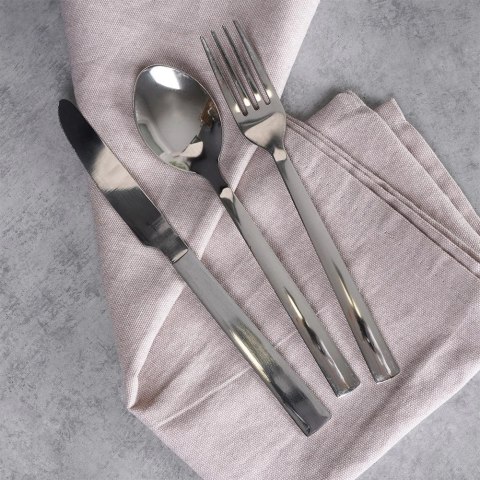 Zestaw Sztućców 3 el. EXCELLENT HOUSEWARE Stal Nierdzewna Błyszczące