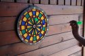 Zestaw Tarcza Soft Perforowana Dart Gra w Rzutki Lotki KUBISPORT 45 cm