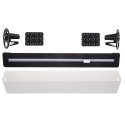 Dyspenser do Folii ORION 36 cm z Ostrzem, Montaż Szuflada/Ściana, Taśma 3M