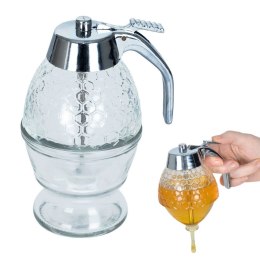 Dyspenser do Syropu Miodu Szklany Dozownik ORION 250 ml