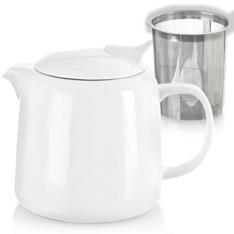 Dzbanek Porcelanowy 650ml Zaparzacz Sitko Stalowe MONA ORION