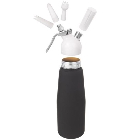 Syfon do Przygotowywania Bitej Śmietany Czarny 3 Końcówki ORION 680 ml