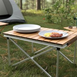 Zestaw 6 Talerzy Obiadowych 23,5 cm Szare Nietłukące do Mikrofali