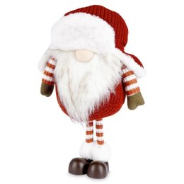 Figurka Świąteczna Skrzat VILDE 39 cm Czerwony Stojący Dekoracyjny