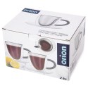 Filiżanki Termiczne ORION DOUBLE 160 ml Borokrzemowe z Uchwytem 2 szt.
