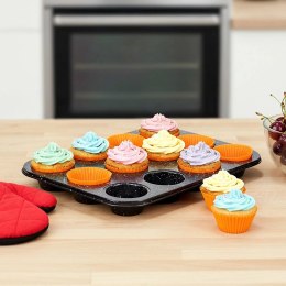 Forma Granitowa do Muffinek 12 Gniazd + 12 Silikonowych Foremek