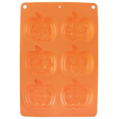 Forma Silikonowa 6 x Dynia Halloween do Ciastek i Babeczek ORION