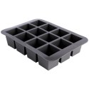 Forma do Kostek Lodu EXCELLENT Silikonowa 19,5 x 14 cm Kwadrat 12 szt.