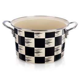 Garnek Emaliowany 3 L ORION SZACHOWNICA 20 cm Indukcja Zmywarka