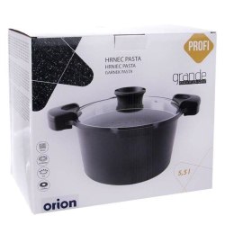 Garnek Granitowy ORION GRANDE 24 cm 5,5 L Odcedzanie Indukcja