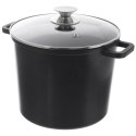 Garnek Granitowy ORION GRANDE Wysoki 25 cm 7,6 L Indukcja Piekarnik