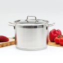 Garnek Stalowy 1,5 L ORION ANETT 14 cm z Pokrywką Indukcja Zmywarka