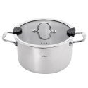 Garnek Stalowy 4,3 L Venice do Pieczenia i Gotowania Indukcja 22 cm
