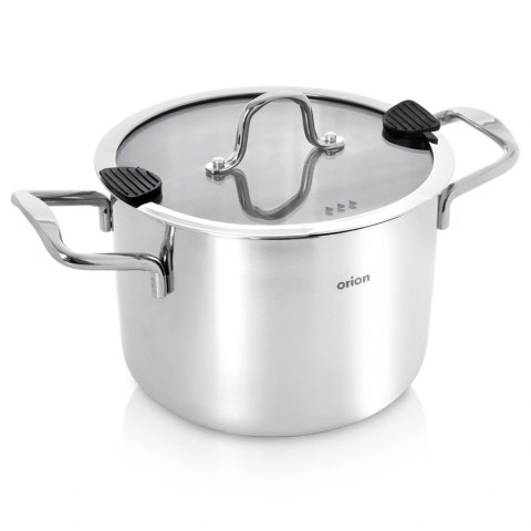 Garnek Stalowy 4,6 L Venice System Odcedzania Indukcja 20 cm ORION