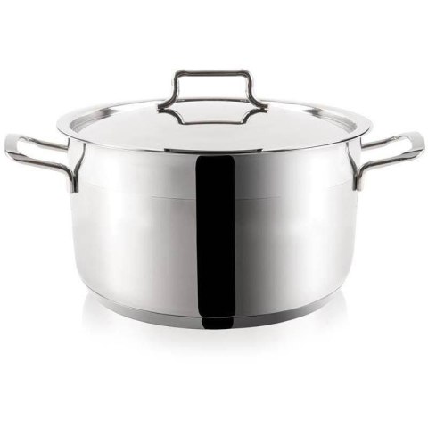 Garnek Stalowy 8,2 L ORION ANETT 26 cm z Pokrywką Indukcja Zmywarka