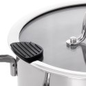 Garnek Stalowy z Pokrywką 2,3 L Venice Odcedzanie Indukcja 18 cm