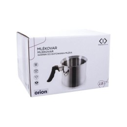 Garnek do Mleka ORION Stal 1,5 L Płaszcz Wodny Gwizdek Indukcja Zmywarka