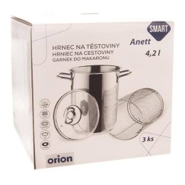 Garnek do Szparagów ORION ANETT Stal 4,2 L Sitko Indukcja Zmywarka