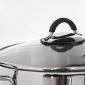 Garnek stalowy ze szklaną pokrywką DALIE 26 cm, 10,6 l
