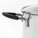 Garnek stalowy ze szklaną pokrywką DALIE 26 cm, 10,6 l