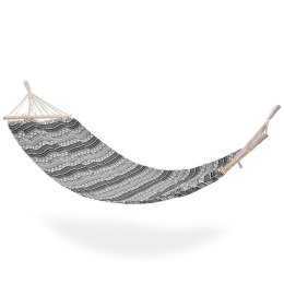 Hamak Jednoosobowy Ogrodowy Wiszący Solidny Wytrzymały AMBIANCE 200x80 cm