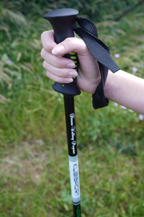 Kije Trekkingowe do Nordic Walking Składane Antishock KUBISPORT 72-145 cm