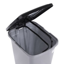 Kosz na Śmieci Odpady z Pedałem Pokrywą Wąski Wytrzymały Solidny ORION 15 L