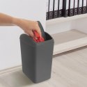 Kosz na Śmieci Plastikowy Szary 5 L ORION Wytrzymały i Pojemny