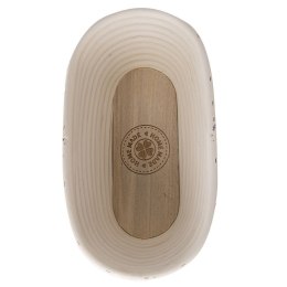 Koszyk do Wyrastania Chleba Ciasta Rattanowy Solidny ORION 29 x 17 x 8 cm