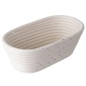 Koszyk do Wyrastania Chleba Ciasta Rattanowy Solidny ORION 29 x 17 x 8 cm