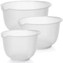 Miski Kuchenne do Miksowania z Miarką 1,5/2/2,5 L 3Szt Excellent Houseware