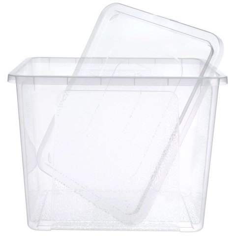 Pojemnik do Przechowywania Uniwersalny Plastikowy z Pokrywką VILDE 30 l