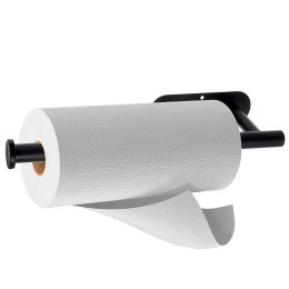 Wieszak na Ręcznik Papierowy Czarny Loft Metalowy na Taśmę 3M