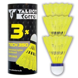 Lotki do Badmintona TALBOT-TORRO Tech 350 Medium 3 szt. Żółte