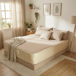 Materac Dwuosobowy Welurowy Z Pompką AVENLI 200x140 cm Nadmuchiwany