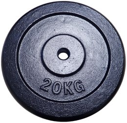 Obciążenie Talerz Żeliwny do Gryfów Ćwiczeń KUBISPORT 20 kg 25 mm