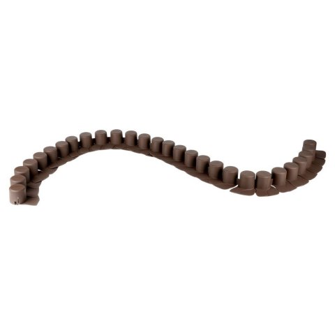 Palisada ogrodowa brązowa 220 cm 4 szt.