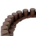 Palisada ogrodowa brązowa 220 cm 4 szt.