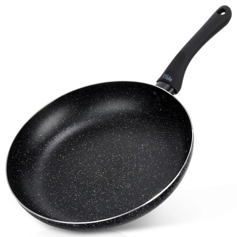 Patelnia Granitowa 28 cm Black Line Indukcja Gaz Non-stick VILDE