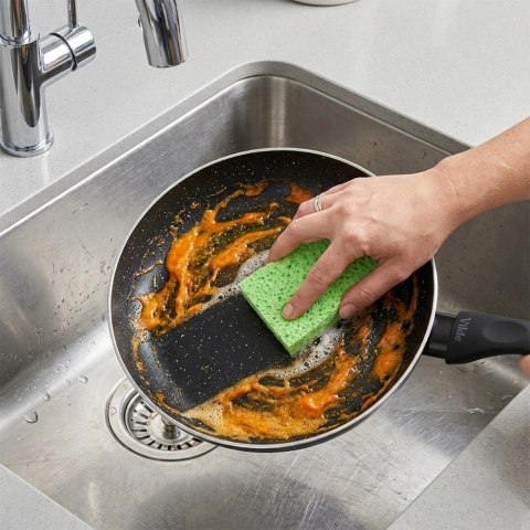 Patelnia Granitowa 28 cm Black Line Indukcja Gaz Non-stick VILDE